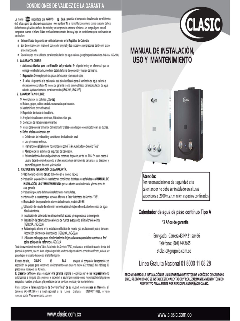 A Manual JS5 6B Con Led Imprimir | PDF