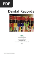 Dental Practice Dental Records