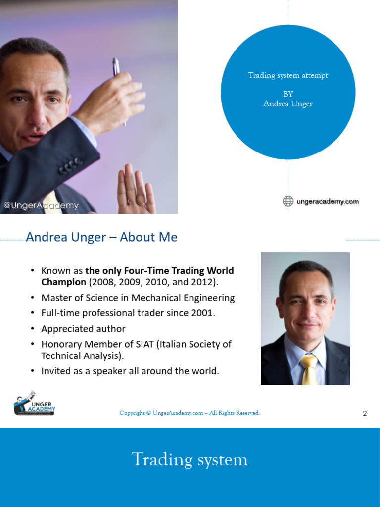 Andrea Unger OTS2018 Presentation Slides, PDF, Investment Management