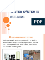 Ater System in Building