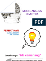 Model Analisis Semiotika