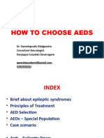 Anti Epileptic Drugs (Aeds) Choice - DR Ganesh