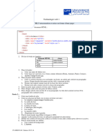 2 - HTML5 Structuration Et Mise en Forme D'une Page