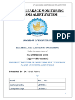 Gas Leakage Monitoring and SMS Alert System.