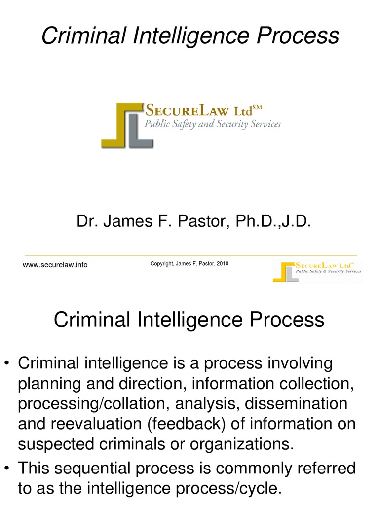 Criminal Intelligence Process Overview | PDF | Accuracy And Precision ...