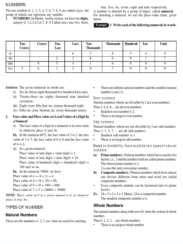 Understanding Number Systems in Mathematics | PDF | Numbers | Rational ...