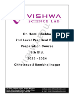 9th Std. Homi Bhabha 2nd Level Preparation Course 2023-24