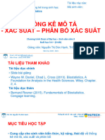NTD Hanh - Buoi3-4 - Thong Ke Mo Ta Xac Suat Phan Bo Xac Suat