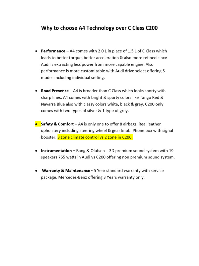 A4 vs c class pdf