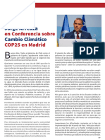 Canciller COP25