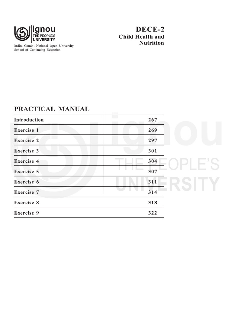 DECE 2 Practical Manual | PDF