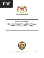 Download SopAkta Pencegahan Dan Pengawalan Penyakit Berjangkit 1988 by Samuil Sumpal SN69563502 doc pdf