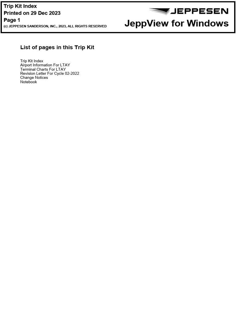 LTAY Airport Information and Charts | PDF | Runway | Air Traffic Control