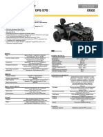 2022 CAN AM ORV Specs Outlander MAX DPS 570 NRMM LR UKR