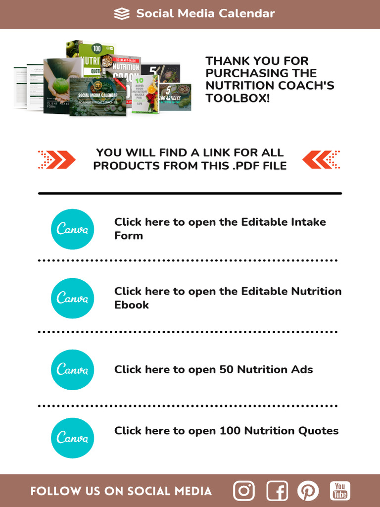 Click To Open Nutrition Toolbox PDF