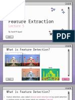 CV - Lecture 5 - Image Extraction Matching