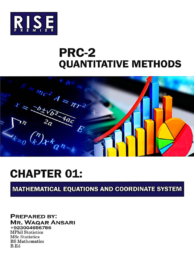 QM Ch#01 NOTES (Mr. Waqar Ansari) | PDF