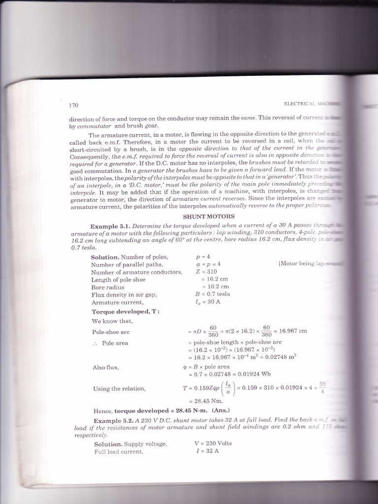 DC Motor Torque & Speed Analysis | PDF | Electric Motor | Electromagnetism