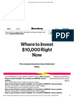 Bloomberg - Where To Invest $10,000 - 02-Feb-20