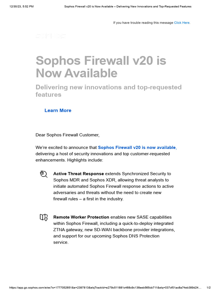 Sophos PDF