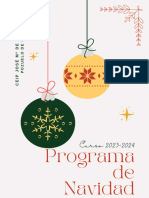 Programa de Navidad: Curso 2023-2024