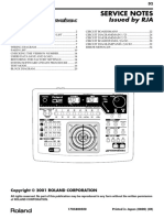 Roland D2 Groovebox Service Manual