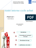 Audit Interne Cycle Achat