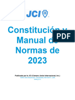 Constitución y Manual de Normas JCI 2023