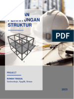 Laporan Hitungan Struktur Rumah Tinggal BP Singgih