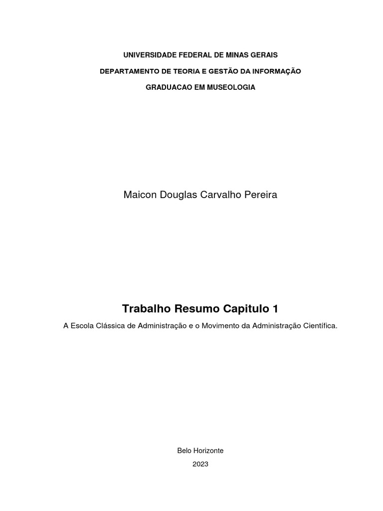 Resumo Do Capitulo 1 Pdf
