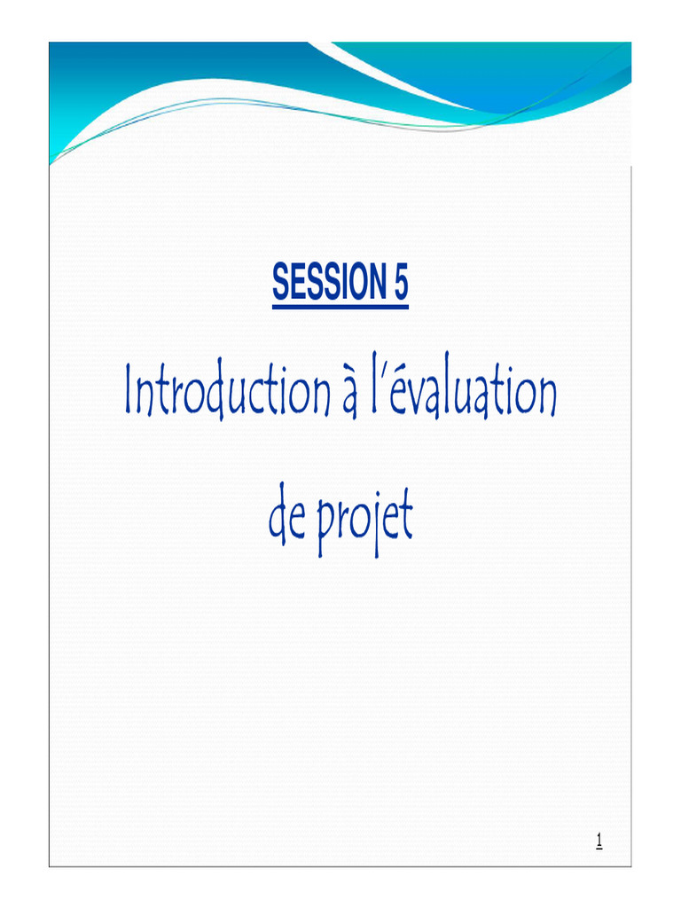 Évaluation de projet : concepts clés | PDF | Développement durable