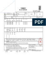 Mill Test Certificate Sample | PDF