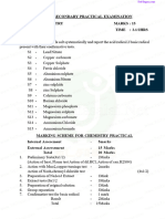 11th Chemistry Practical Question Paper English Medium