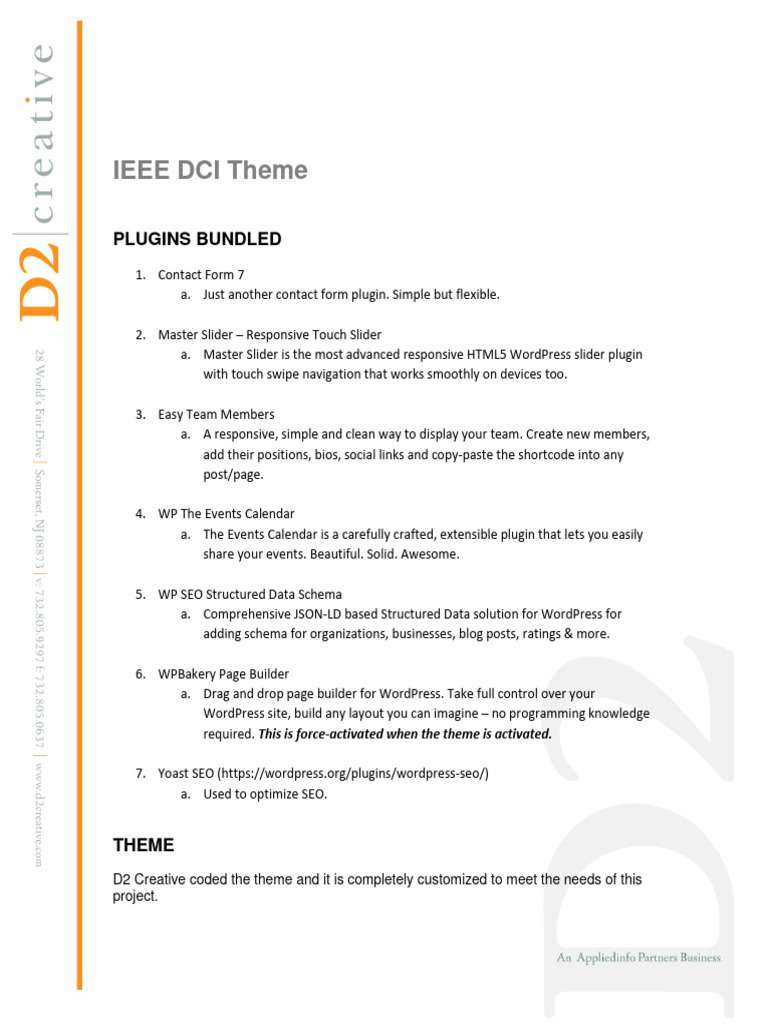 IEEE Website Templates Customization Documentation | PDF