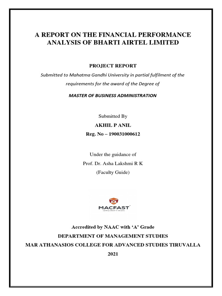 a-report-on-the-financial-performance-analysis-of-bharti-airtel-limited