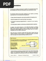 Singer 4562 Owners Manual | PDF | Sewing Machine | Sewing