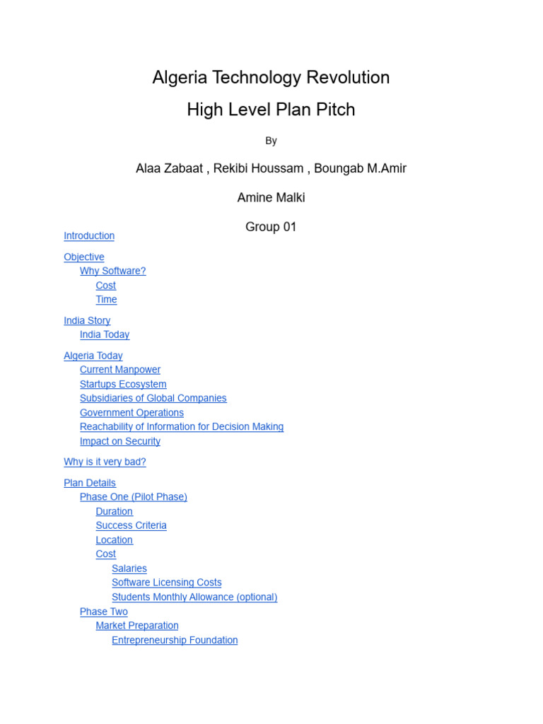Algeria Technology Revolution | PDF | Startup Company | Small Business ...