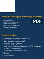Network Topology: Connectivity Visualized: Dennis Morgan Lead Program Manager Network Experience Microsoft Corporation