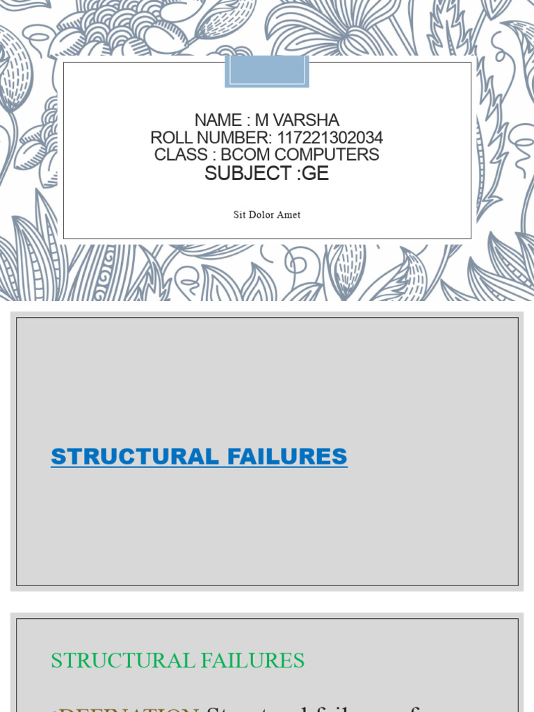 Understanding Structural Failures | PDF | Technology & Engineering