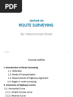 Chapter II - Route Surveying Lec