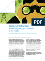 Bioenergy in Europe - A New Beginning or The End of The Road