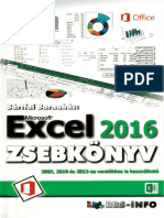 Bártfai Barnabás Excel 2016 Zsebkönyv ORC