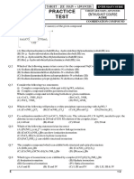 PS # 18 Coordination Compound