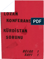 Kolektif Lozan Konferasinda Kurdistan Sorunu