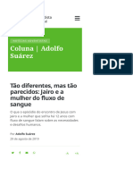 Tão Diferentes, Mas Tão Parecidos - Jairo e A Mulher Do Fluxo de Sangue