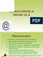 Biostatistica Medicala