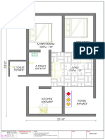 M.Bed Room 10'0"x11'0" Bed Room 8'9"x11'0": A.Toilet 6'0"X7'0" C.Toilet 5'0"X4'6"