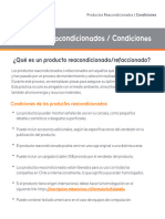 Productos Reacondicionados