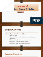 Acids, Bases and Salts - Module No 2