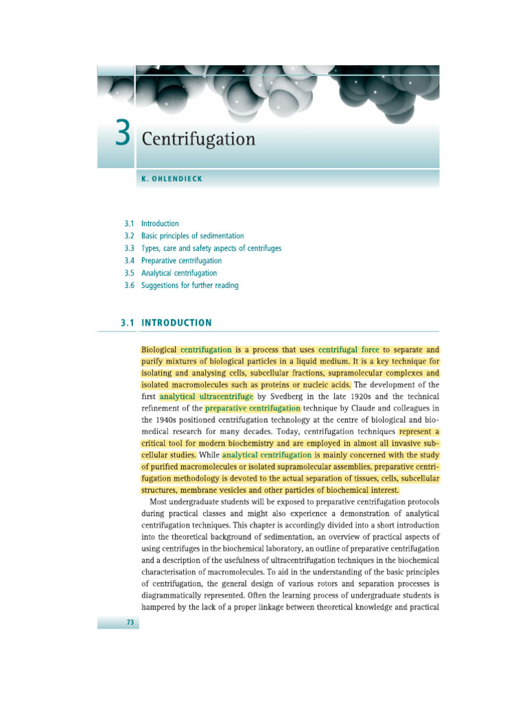 Centrifugation PDF